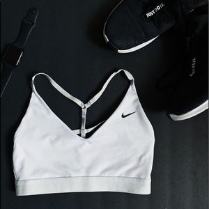 Nike - white Dri-Fit Sports bra